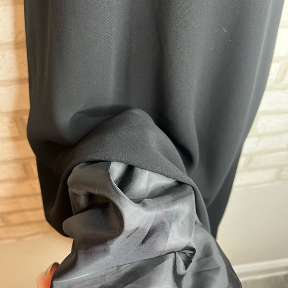 Evan-Picone Black Halter Homecoming Style Midi Dress Sz6 - Picture 4 of 15